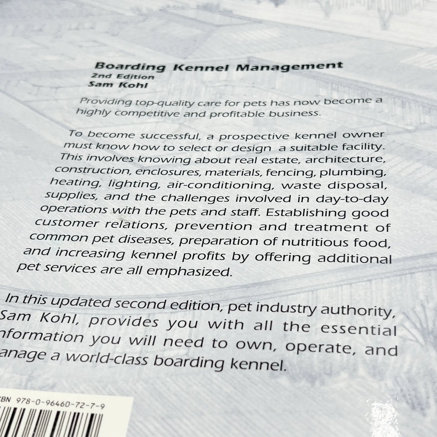 Boarding Kennel Management by Sam Kohl 2nd Edition