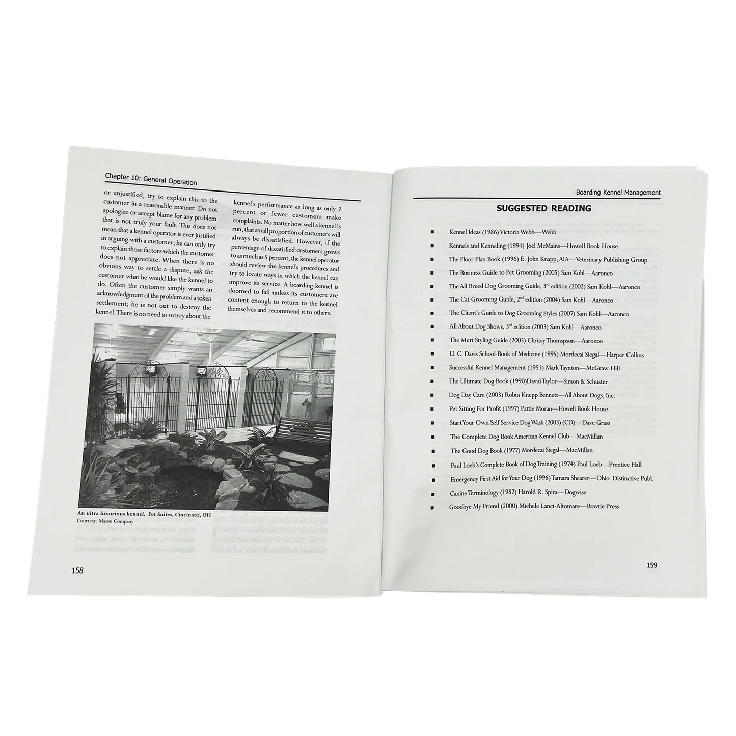 Boarding Kennel Management by Sam Kohl 2nd Edition