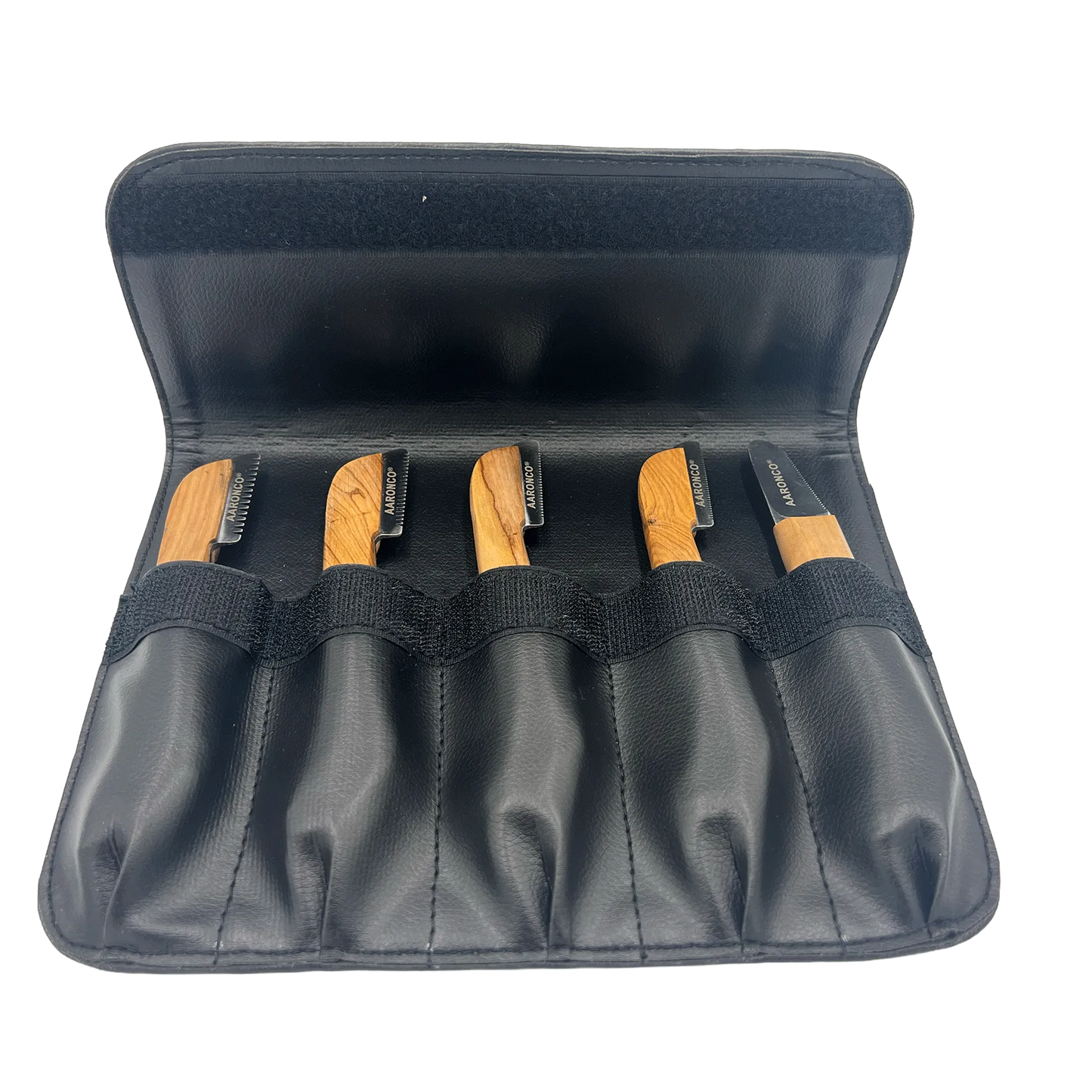 Set of 5 Left Handed Stripping Knife 723L by Aaronco