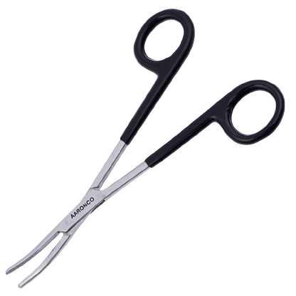 aaronco-5.5-hairmostat-curved-ear-hair-Puller-black