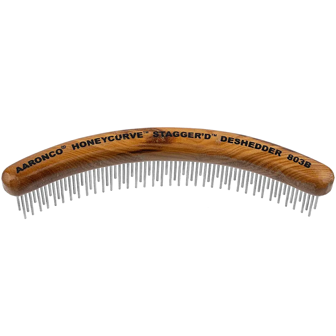 7" HoneyCurve Staggered Pins Comb 803B by Aaronco
