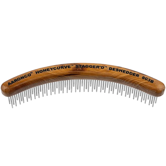 7" HoneyCurve Staggered Pins Comb 803B by Aaronco