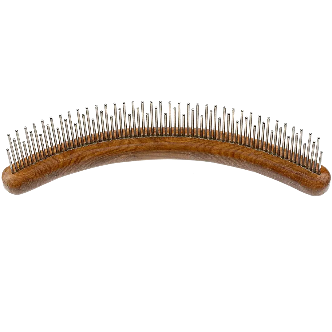 7" HoneyCurve Staggered Pins Comb 803B by Aaronco
