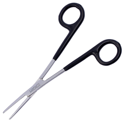 5.5" Straight Hairmostat Ear Hair Puller and Tick Remover Black 703S by Aaronco