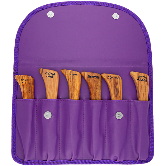 aaronco goldfin set of 6 gold plated stripping knife 735