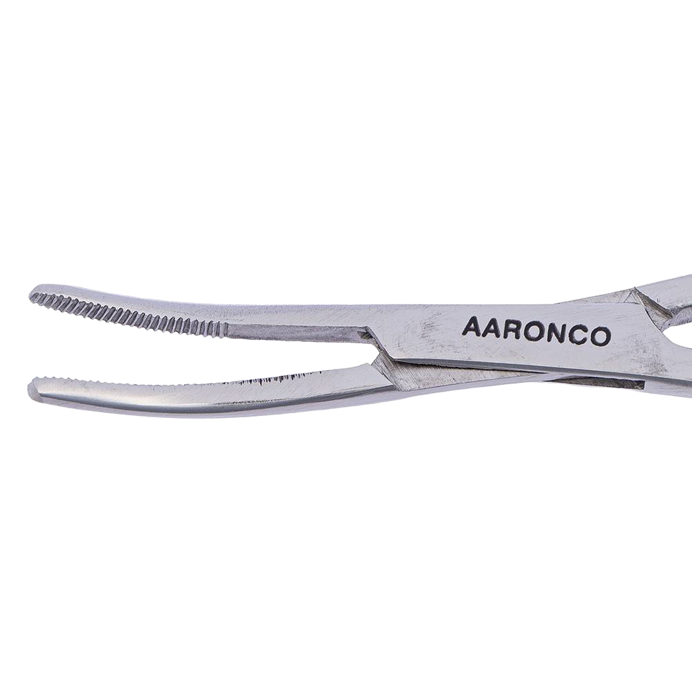 aaronco hairmostat 5.5 curved ear hair puller black