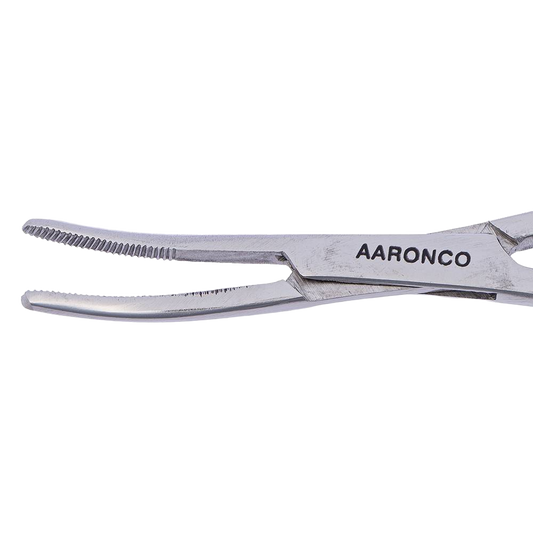 aaronco hairmostat 5.5 curved ear hair puller black