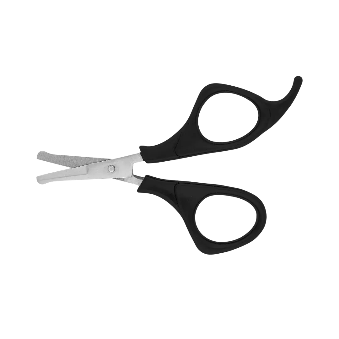 Prima 3.5" Straight Scissor Black 156 by Aaronco