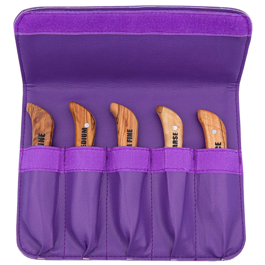 Set of 5 Right Handed Stripping Knife 723 by Aaronco